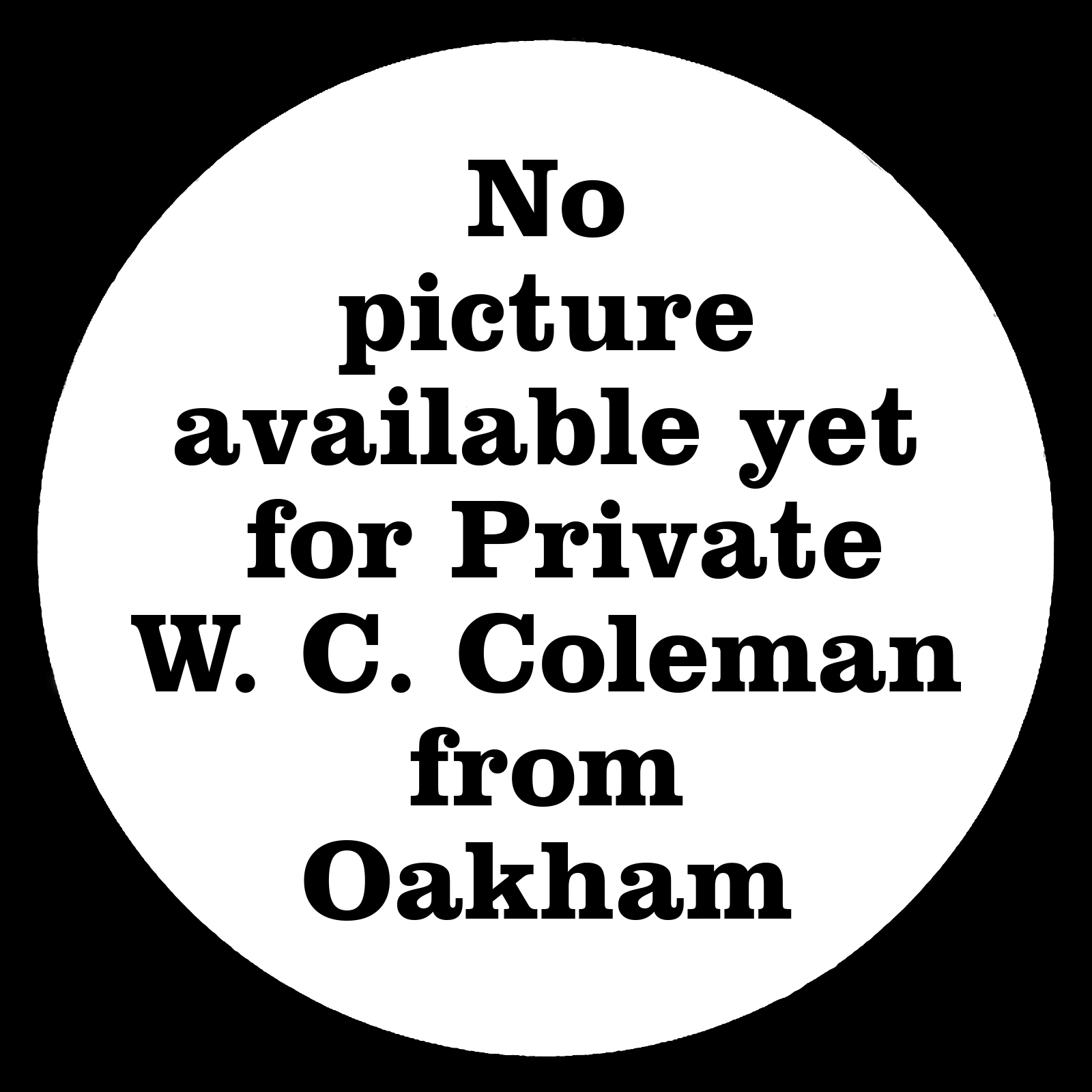 COLEMAN William Cecil